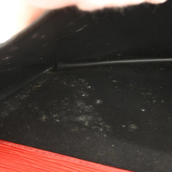 LOUIS VUITTON PORTE DOCUMENT SENATEUR CLUTCH BAG EPI RED A20980 YQ03810 BN02 - Picture 8 of 10